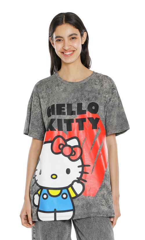 Playera Oversize Hello Kitty